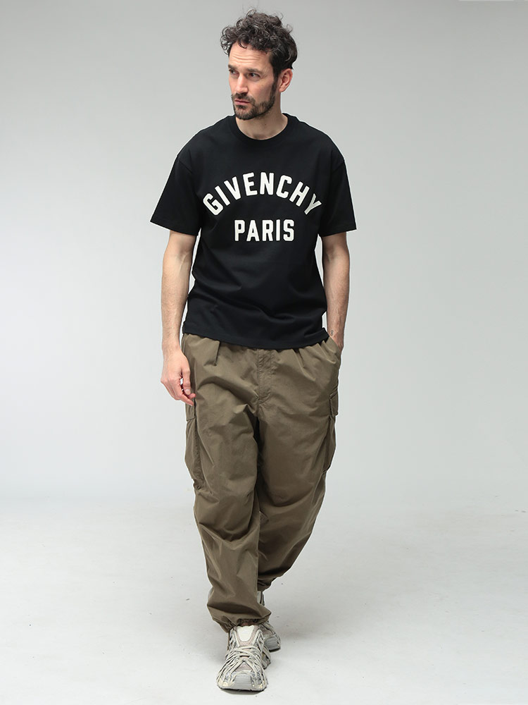 GIVENCHY（ジバンシィ） メンズ Tシャツ 半袖 ロゴ 刺繍 エンブロイ
