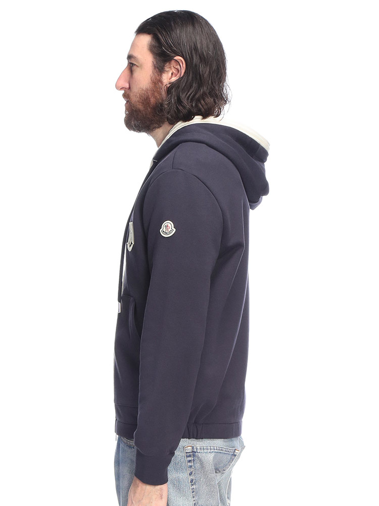 MONCLER（モンクレール） メンズ パーカー 長袖 ロゴ フルジップ バイ