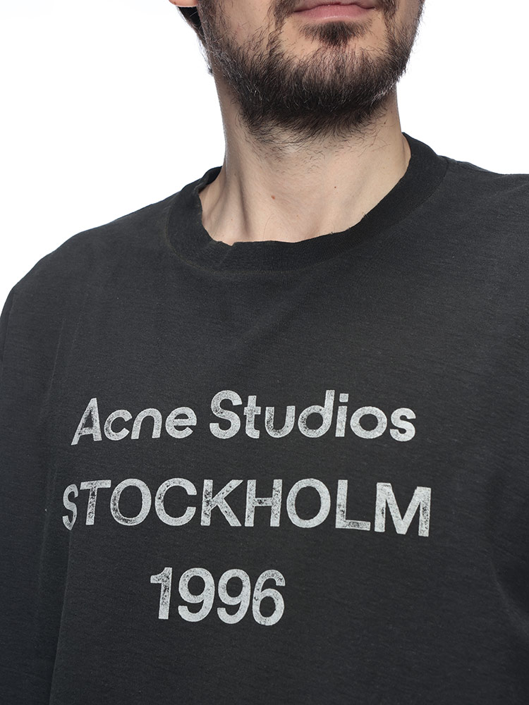 Acne Studios（アクネ ストゥディオズ） メンズ Tシャツ 長袖 ロゴ