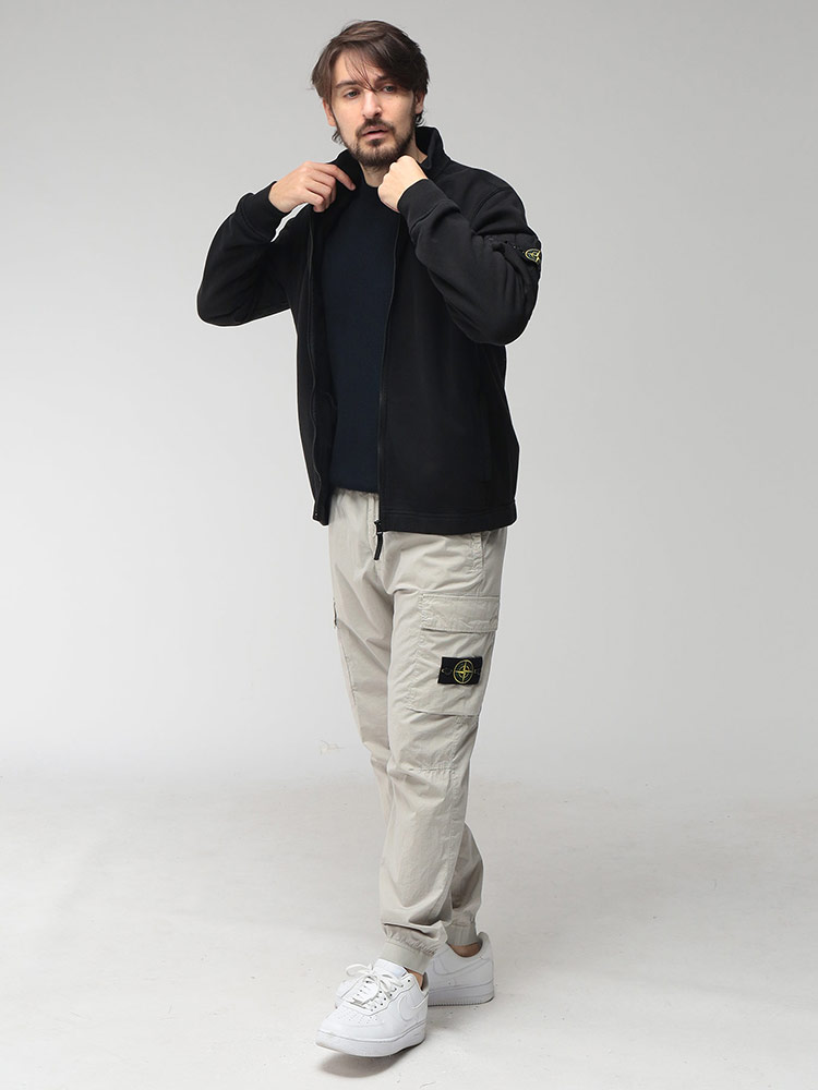STONE ISLAND（ストーン アイランド） メンズ パーカー 長袖 袖ロゴ