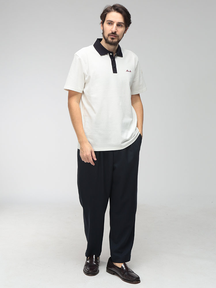 【MONCLER GAMME BLEU】 廃盤 マルチカラー 半袖ポロシャツ 超希少】MONCLER GAMME BLEU モンクレール 半袖 ポロシャツ - メルカリ