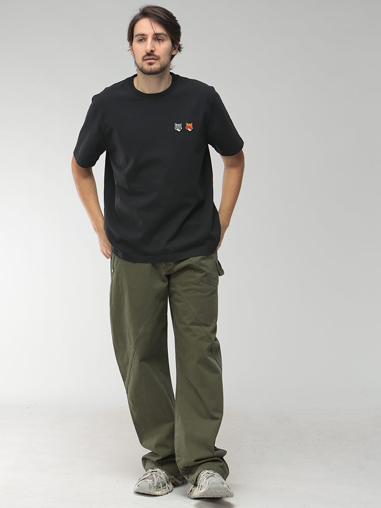 MAISON KITSUNE（メゾン キツネ） メンズ Tシャツ 半袖 ワンポイント