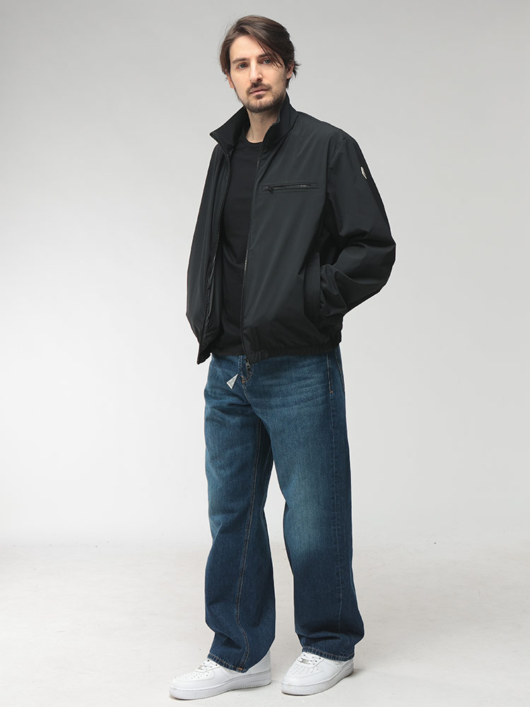 MONCLER モンクレール デニムブルゾン サイズ12(152cm) MONCLER（モンクレール） メンズ ジャケット サイドライン フルジップ