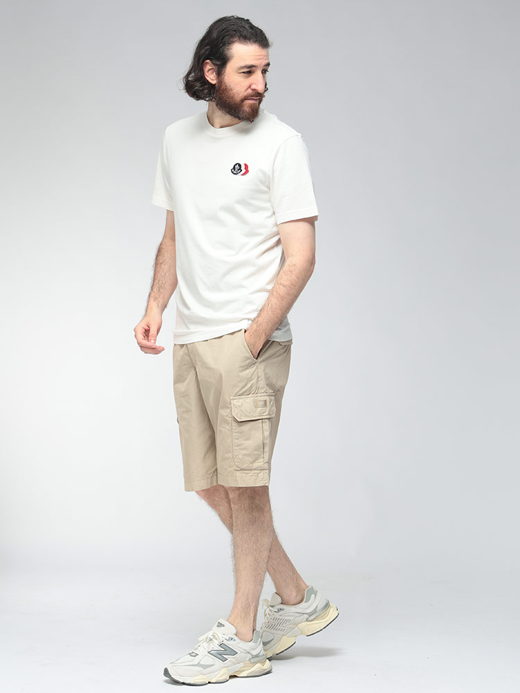 MONCLER（モンクレール） メンズ Tシャツ 半袖 3連ワッペン
