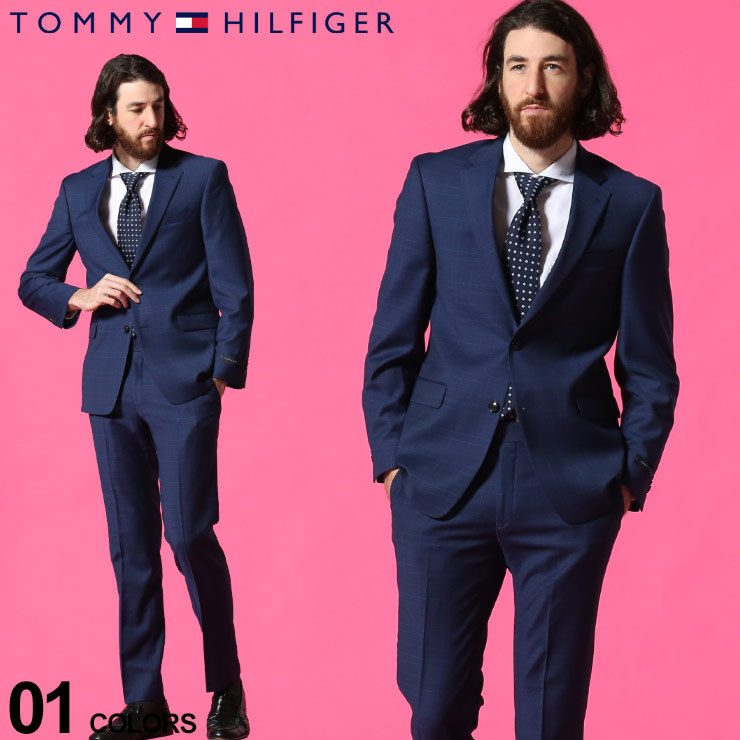 トミーヒルフィガー メンズ スーツ TOMMY HILFIGER ストレッチ