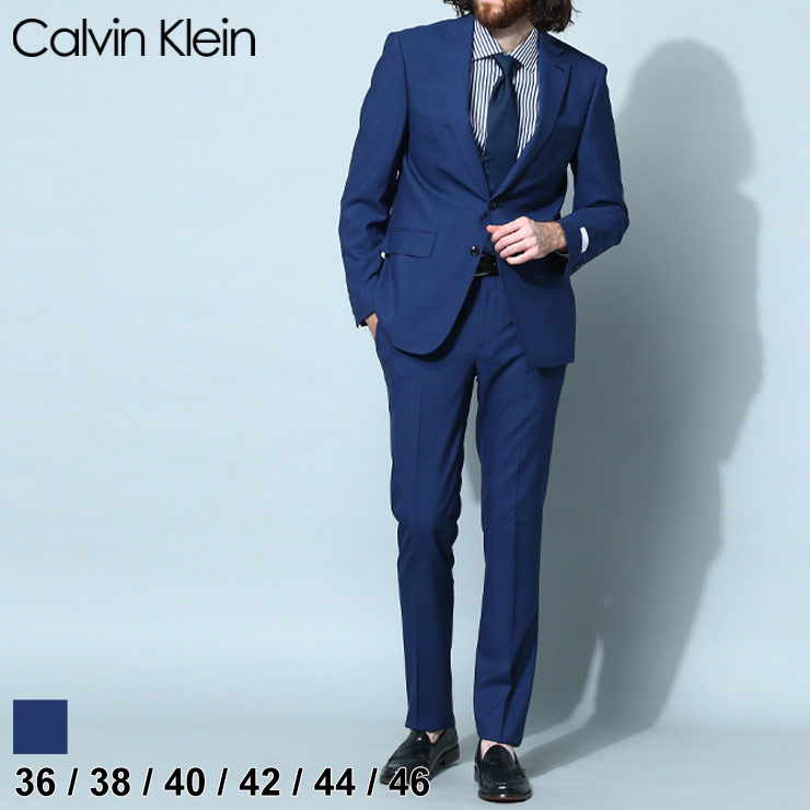 カルバンクライン スーツ Calvin Klein メンズ シングル ノータック SLIMFIT 大きいサイズあり CKMABRY5FYL207