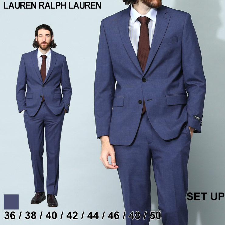 ローレン ラルフ ローレン スーツ LAUREN RALPH LAUREN メンズ ピンチェック シングル 2ツ釦 ULTRAFLEX ブランド  RLLOFT21EZ0576