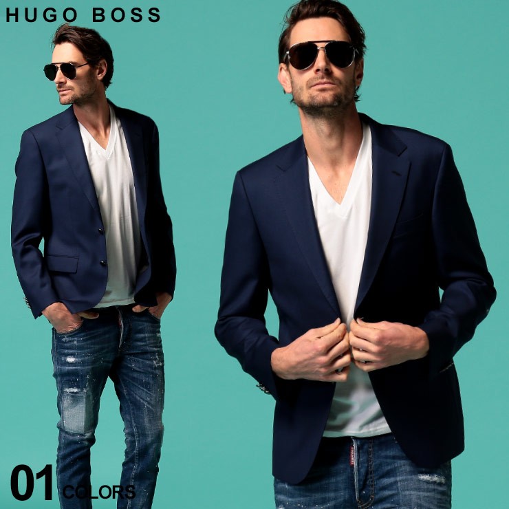 ヒューゴ ボス メンズ ブレザー HUGO BOSS ジャケット ウール