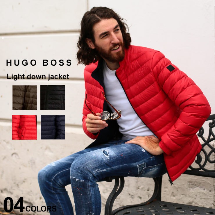 ヒューゴボス メンズ ライトダウンジャケット HUGO BOSS