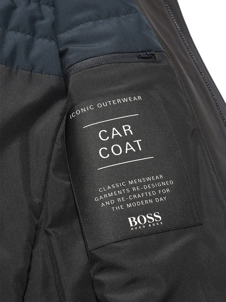 HUGO BOSS（ヒューゴ・ボス） メンズ コート ナイロン 中綿 カーコート