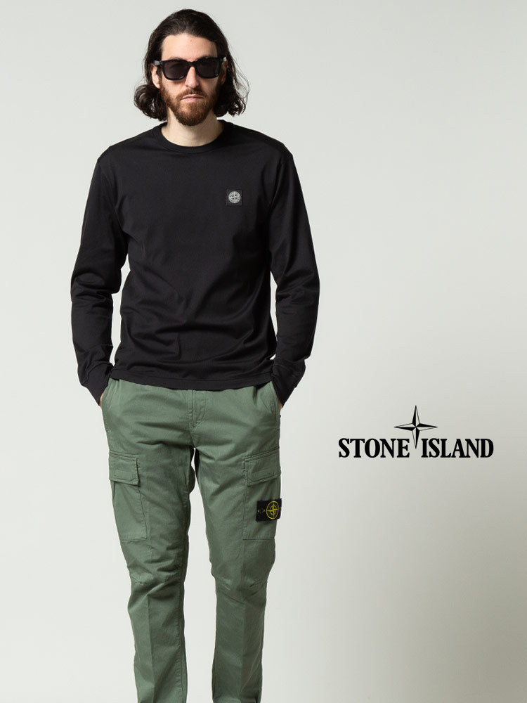 ストーンアイランド Tシャツ メンズ STONE ISLAND ロンT ワンポイント