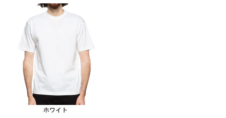 プラダ メンズ Tシャツ PRADA サガラロゴ クルーネック 半袖 Tシャツ