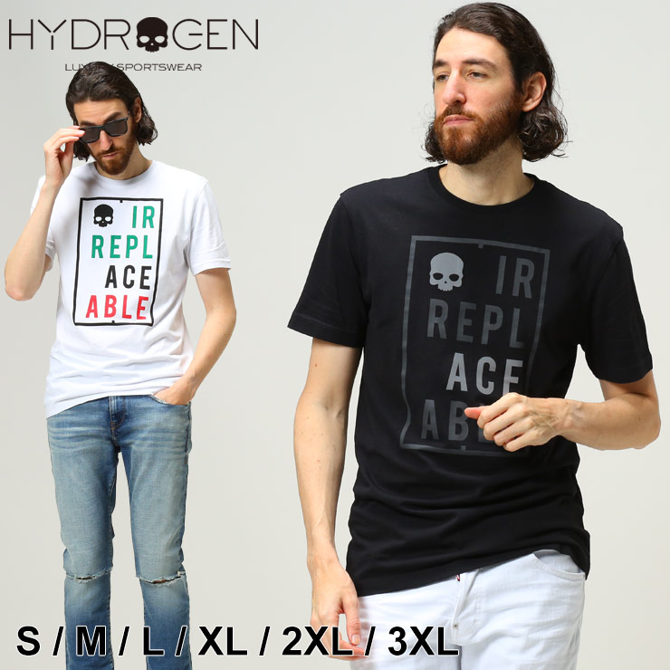 ハイドロゲン Tシャツ 半袖 メンズ HYDROGEN ブランド フロント