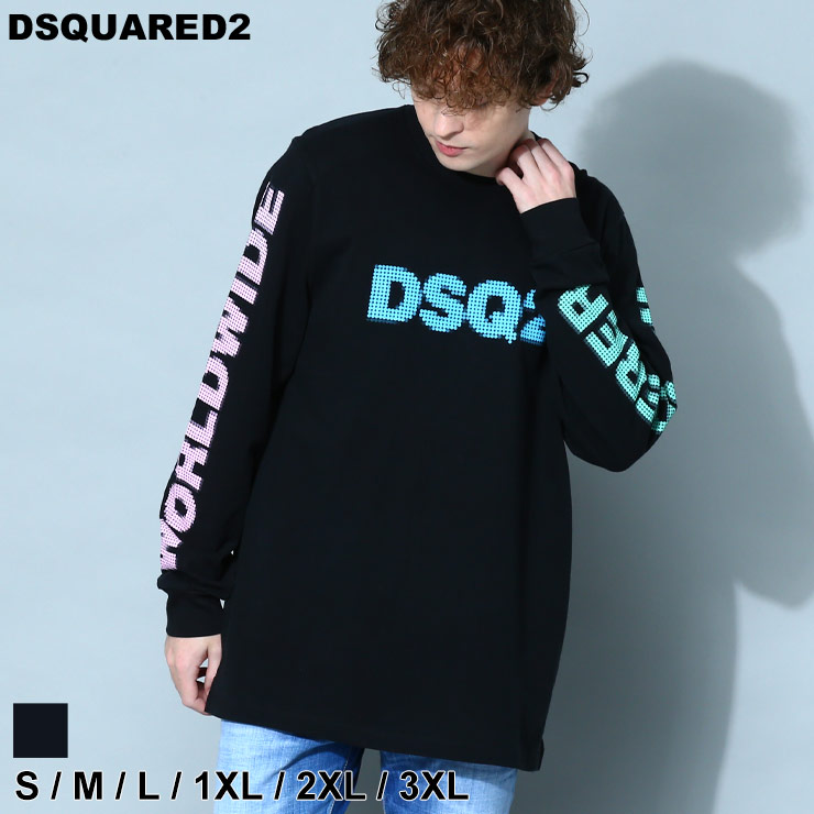 ディースクエアード メンズ Tシャツ 長袖 DSQUARED2 ブランド トップス