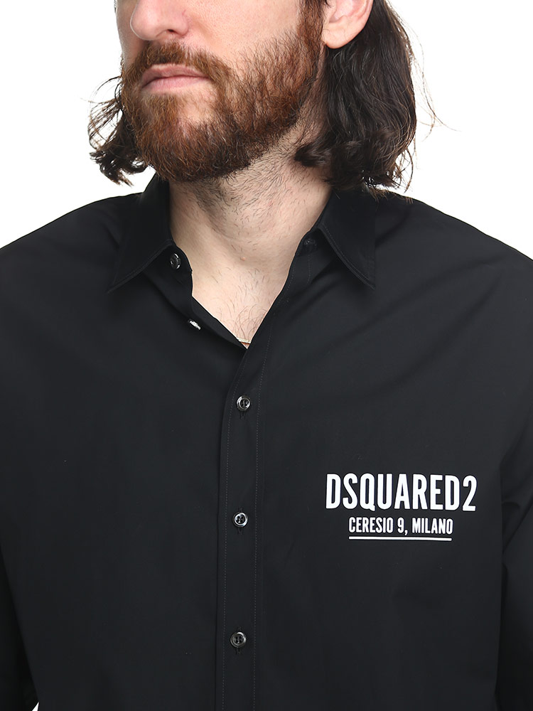 ディースクエアード シャツ DSQUARED2 メンズ カジュアルシャツ ロゴ