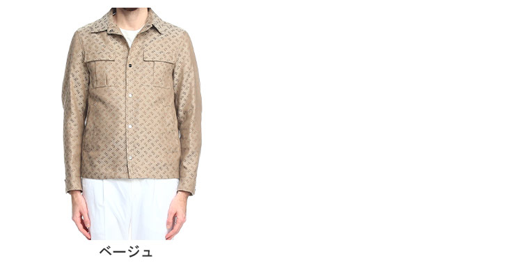 のんち　HERNO Hモノグラムジャガードシャツジャケット 　ハンガー付き 伝統とモダニティを両立。ヘルノの進化した「Hモノグラム