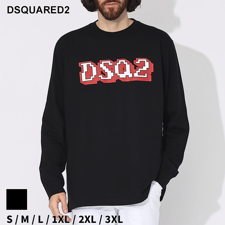 ディースクエアード Tシャツ 長袖 DSQUARED2 メンズ ロンT ドットロゴ ブランド トップス オーバーサイズ D2GD1180S24581  : 7669202469 : ゼンオンライン - 通販 - Yahoo!ショッピング