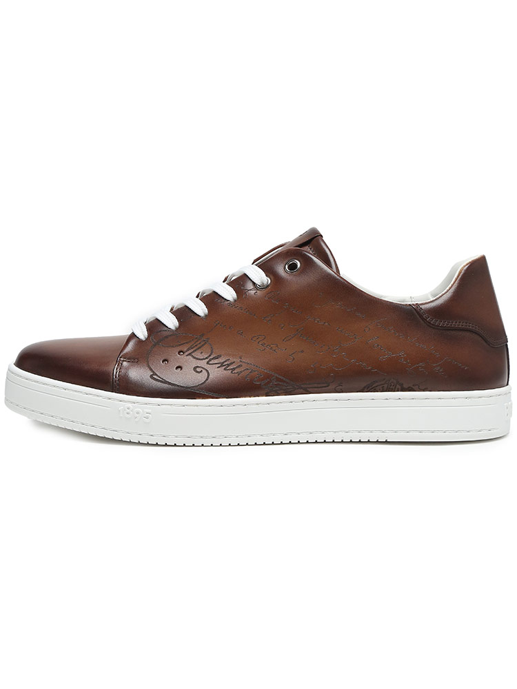 BERLUTI ネイビー スニーカー Berluti ベルルッティ スニーカー プレイタイム スクリット 7 1