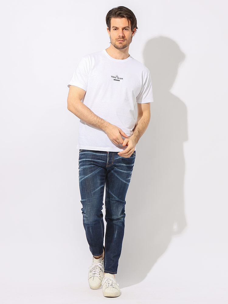 ストーンアイランド メンズ 半袖Tシャツ 80152NS91 V0001 STONE ISLAND ストーンアイランド Tシャツ トップス 80152NS91