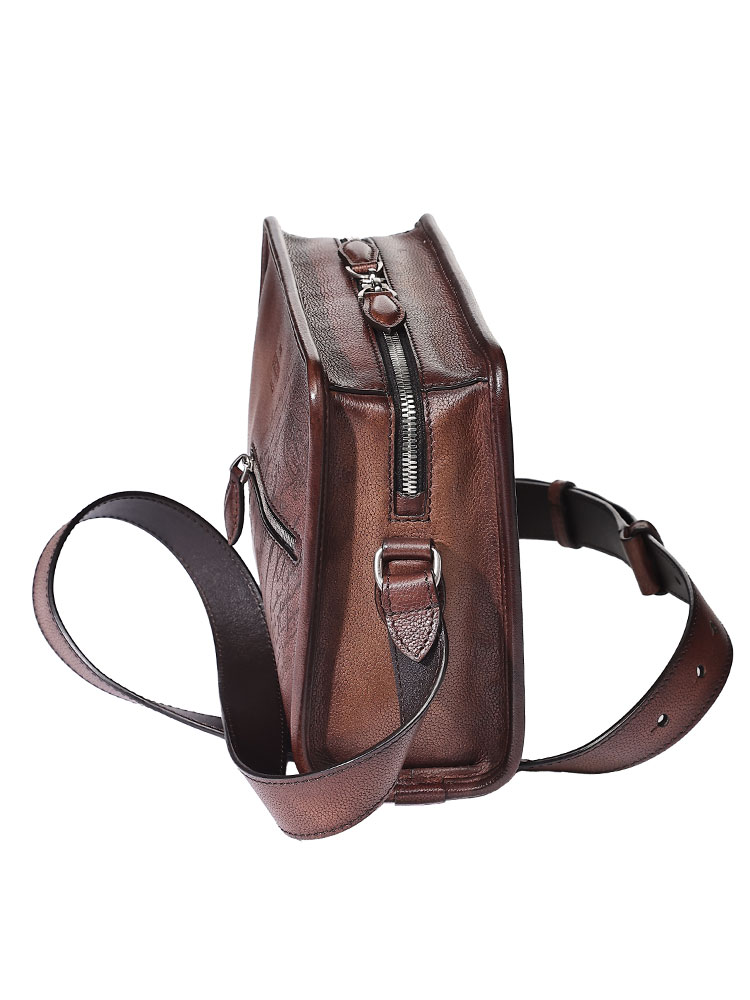 BERLUTI ベルルッティ Barrel スクリット メッセンジャーバッグ Berluti】ベルルッティ『トゥジュール ガリバー スクリット