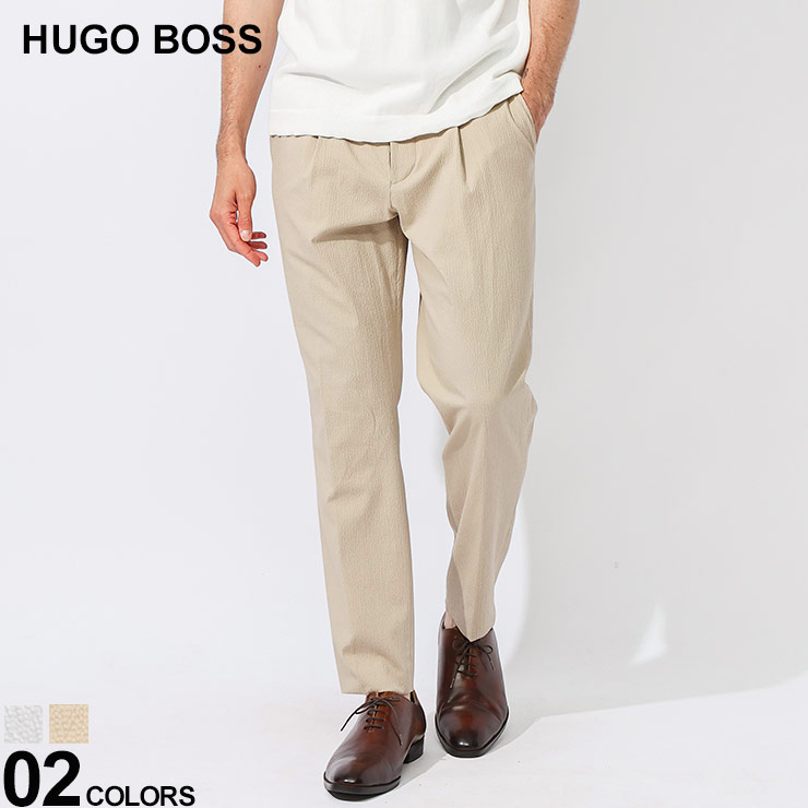 hugo boss スラックス HUGO BOSS ヒューゴボス セットアップ対応 ストレッチ シア