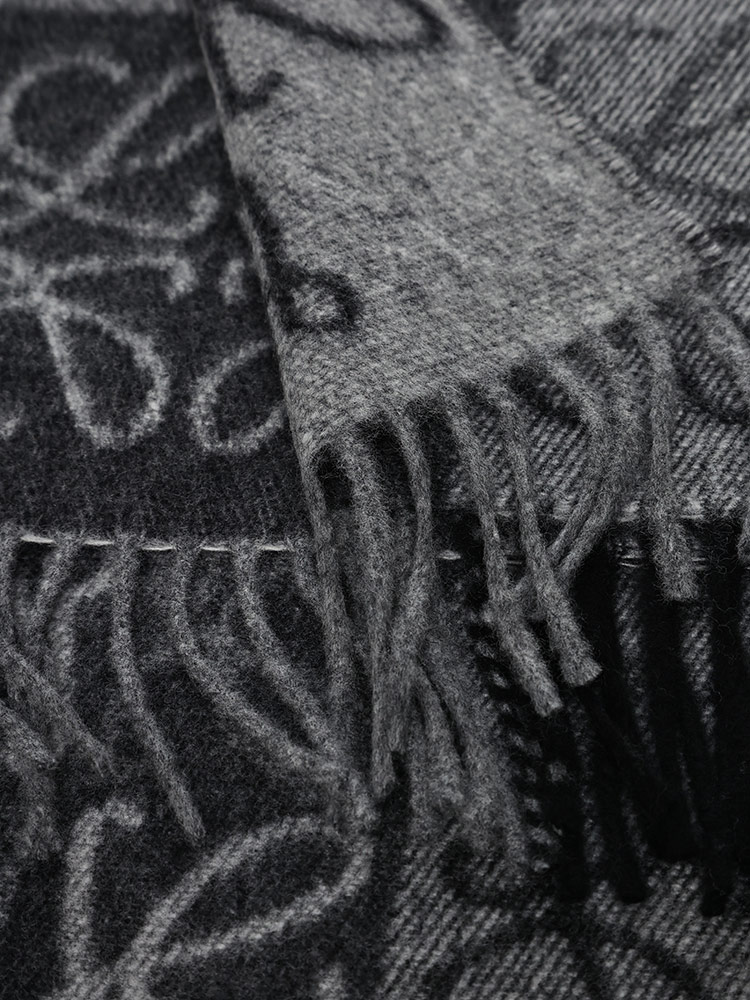 LOEWE（ロエベ） ウール＆カシミヤ アナグラム チェッカーボード