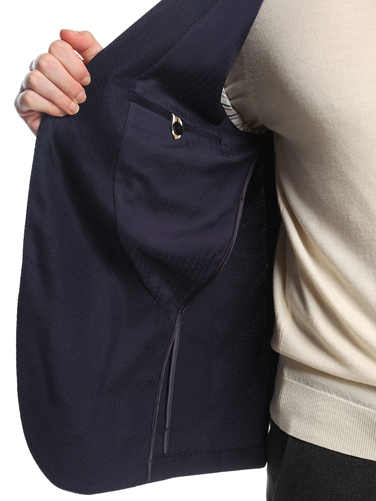 HUGO BOSS（ヒューゴ・ボス） ストレッチ ウール×コットン シングル 2