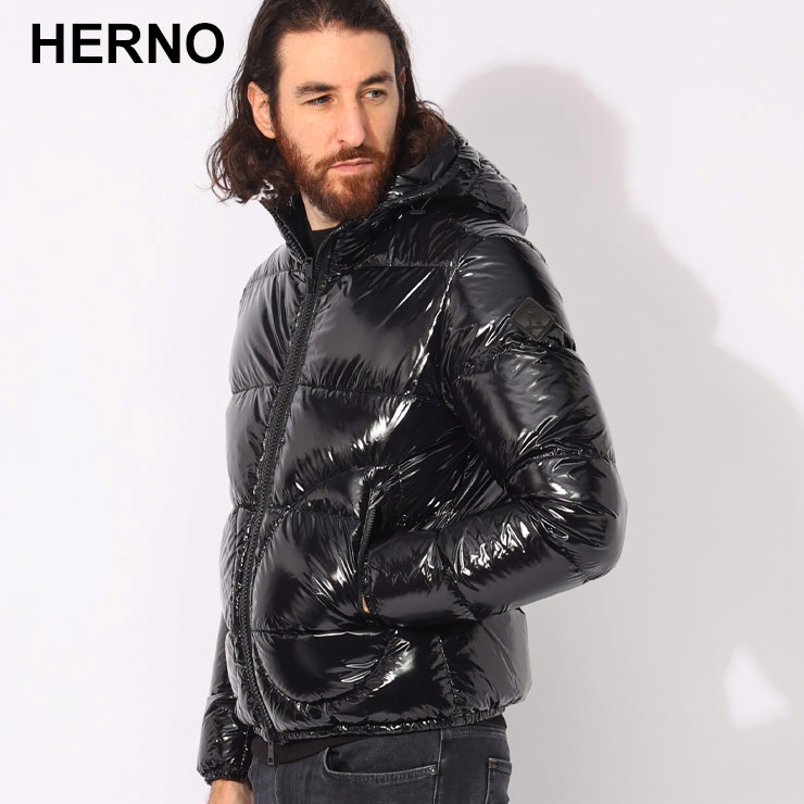 HERNO (ヘルノ) フード フルジップ ダウンジャケット メンズ