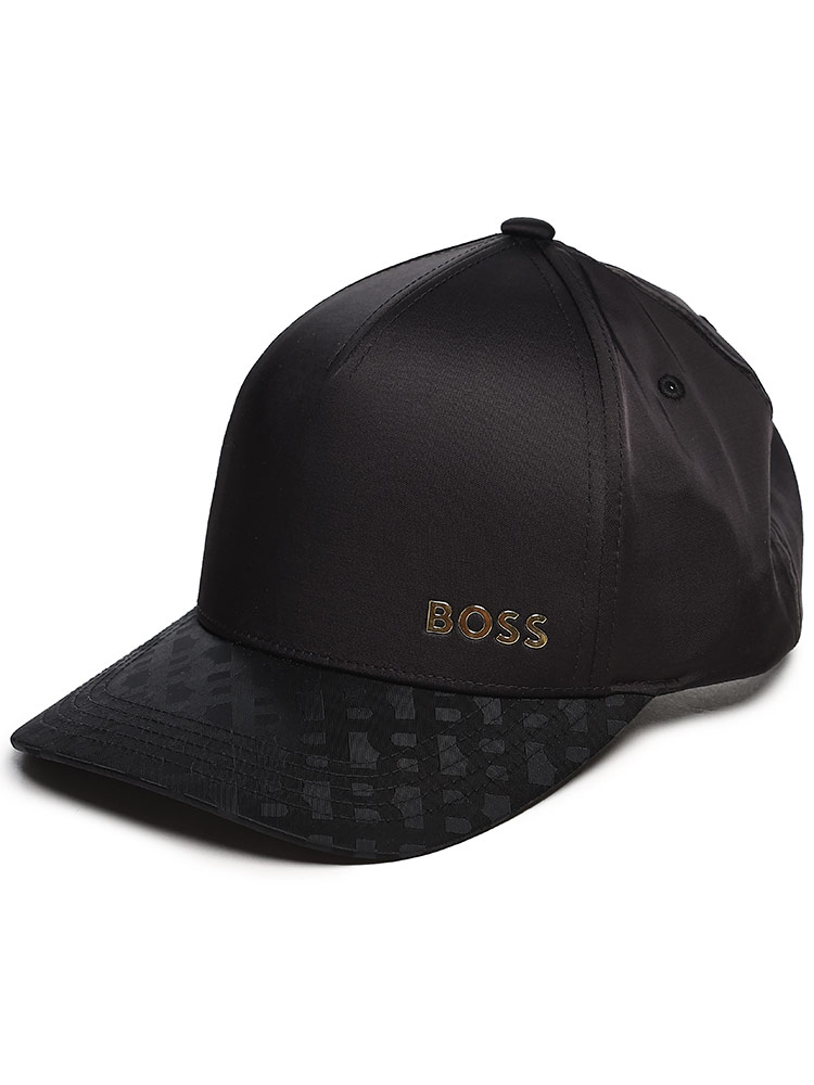 HUGO BOSS（ヒューゴ・ボス） サテンキャップ モノグラムジャカード