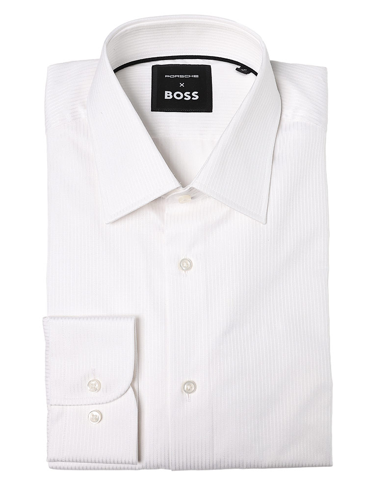 BOSS ダークブルー ドレスシャツ メンズビジネスシャツ | HUGO BOSS