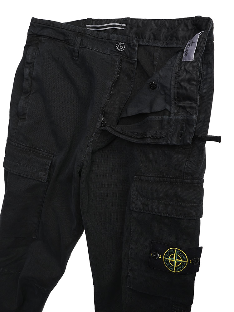 【美品】STONE  カーゴパンツ ブラック 38インチ 希少品 楽天市場】stone island 中古（スタイル（パンツ）カーゴパンツ