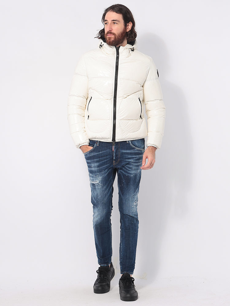 HERNO ヘルノ　撥水ポリコットン　バルスター型　大人顔スウィングトップ　48 ヘルノ / HERNO / ダウンベスト / ポーラテック / POLAR-TECH