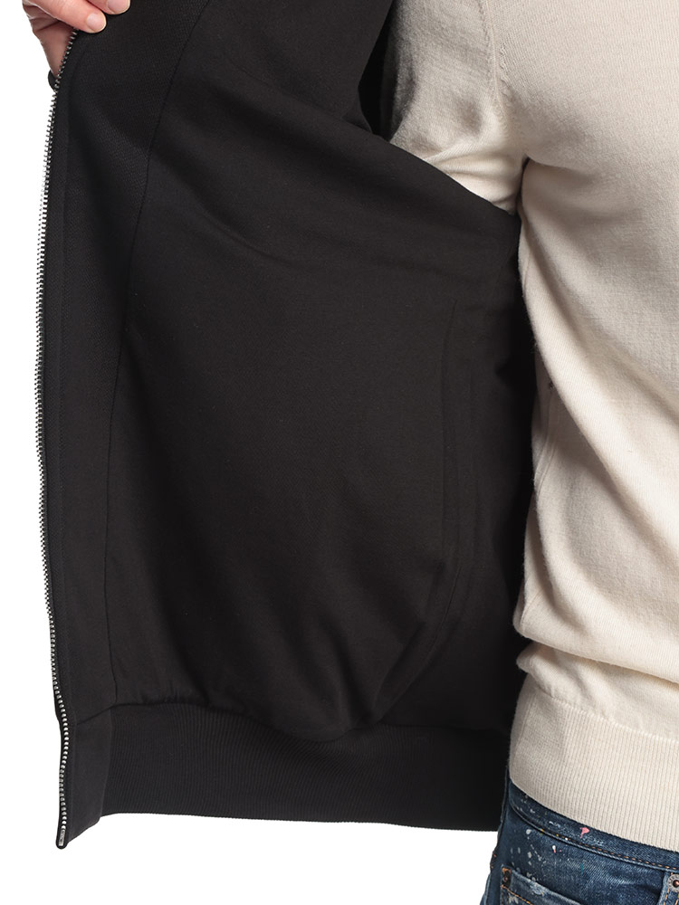 HUGO BOSS ヒューゴボス スウェット 袖切替 ジップアップ ジャケット