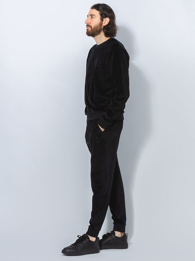 HUGO BOSS（ヒューゴ・ボス） セットアップ対応 ベロア ロゴ刺繍