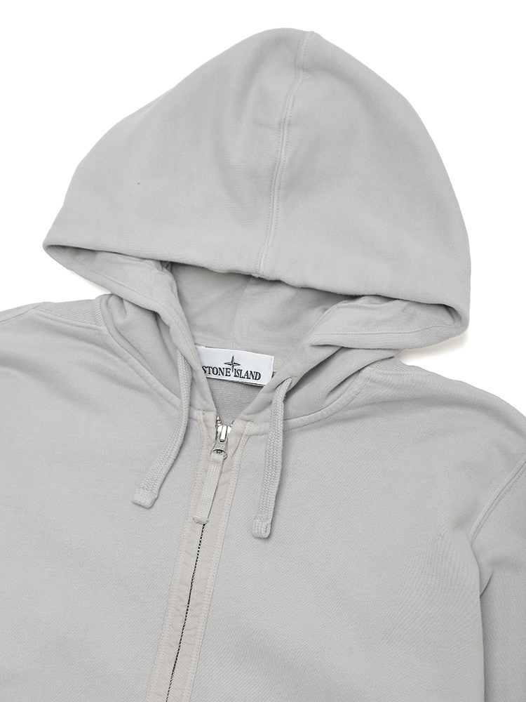 STONE ISLAND（ストーン アイランド） 裏起毛 ロゴパッチ フルジップ