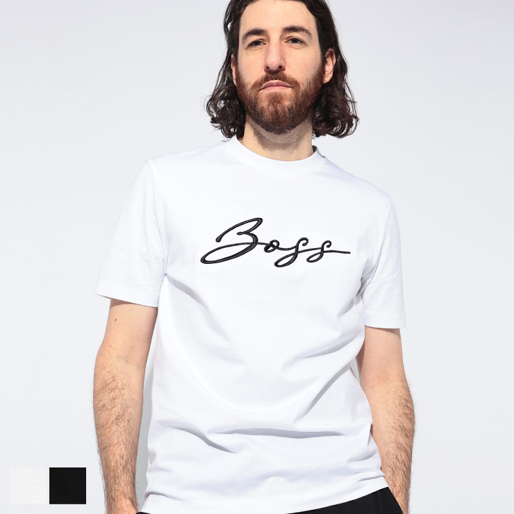 HUGO BOSS ヒューゴボス 半袖 Tシャツ メンズ スクリプトロゴ