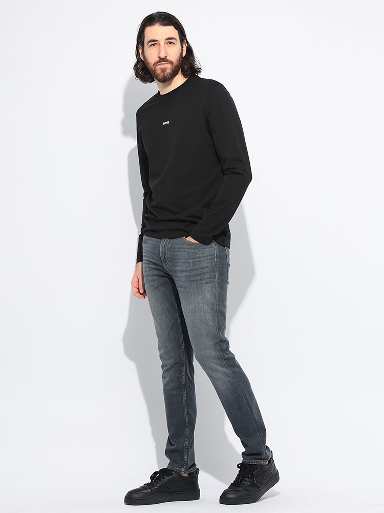 HUGO BOSS（ヒューゴ・ボス） 長袖 Tシャツ メンズ フロント ワン