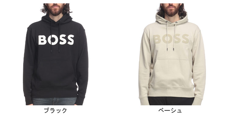 HUGO BOSS（ヒューゴ・ボス） パーカー メンズ ラージロゴ リラックス