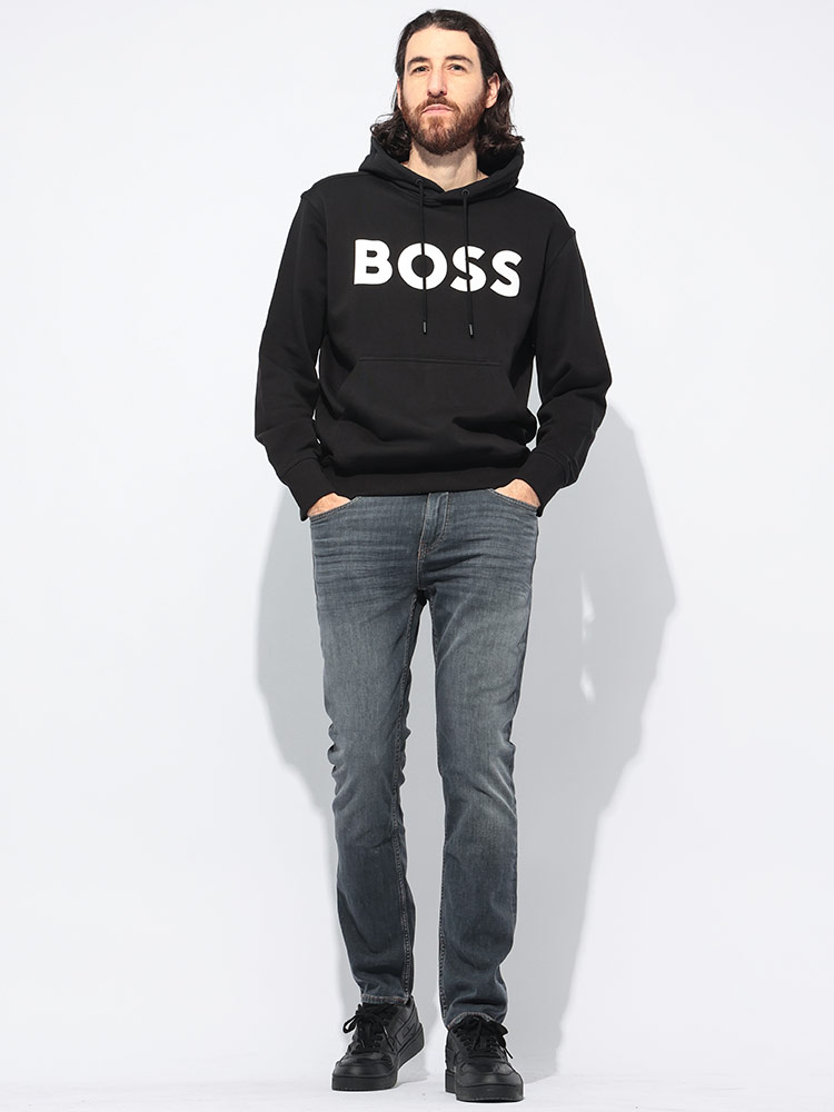HUGO BOSS（ヒューゴ・ボス） パーカー メンズ ラージロゴ リラックス