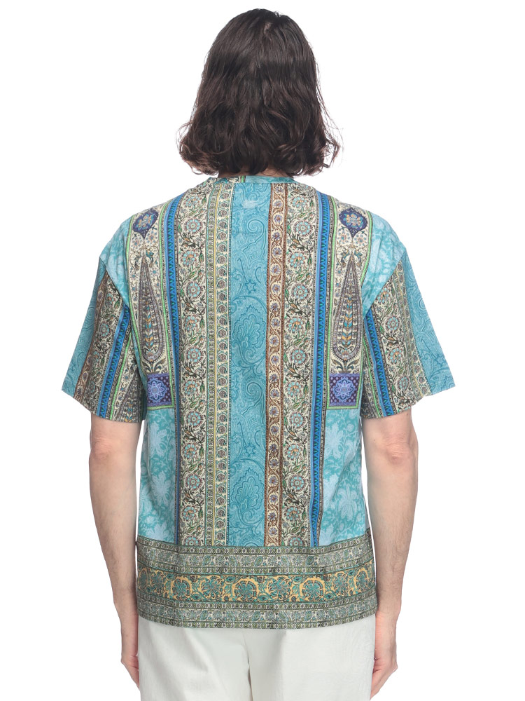ETRO（エトロ） 半袖 Tシャツ メンズ バロックプリント クルーネック