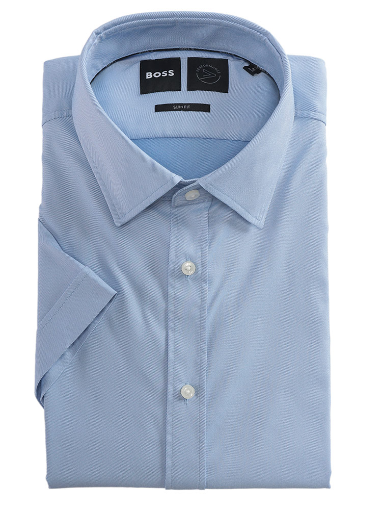 HUGO BOSS メンズドレスシャツ(L)4枚セット(1枚2,000円！) HUGO BOSS（ヒューゴ・ボス） 半袖 ドレスシャツ メンズ ストレッチ