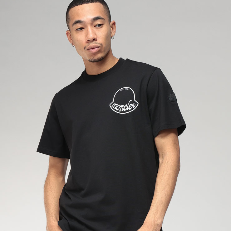 モンクレール　刺繍ロゴTシャツ　Ｍ　　新品未使用　　2024年製 MONCLER（モンクレール） Tシャツ メンズ ロゴ エンボス アウトライン
