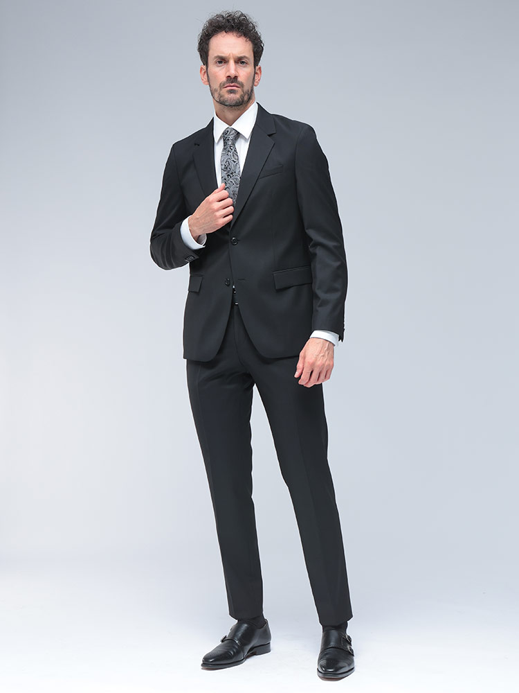 ヒューゴボスBOSS スーツXL相当 高級イタリア生地 TESSEスリムフィット HUGO BOSS（ヒューゴ・ボス） スーツ メンズ スリムフィット シングル