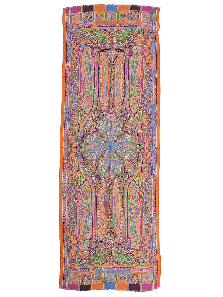 ETRO（エトロ） ストール カシミヤ混 ペイズリー ストール