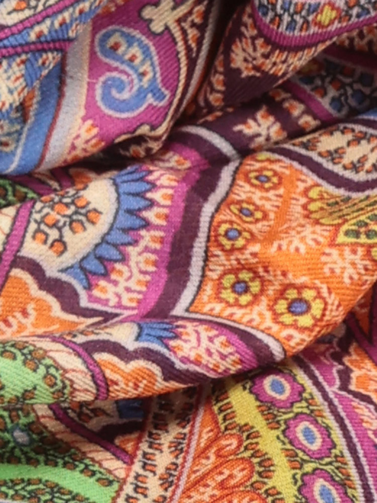 ETRO（エトロ） ストール カシミヤ混 ペイズリー ストール