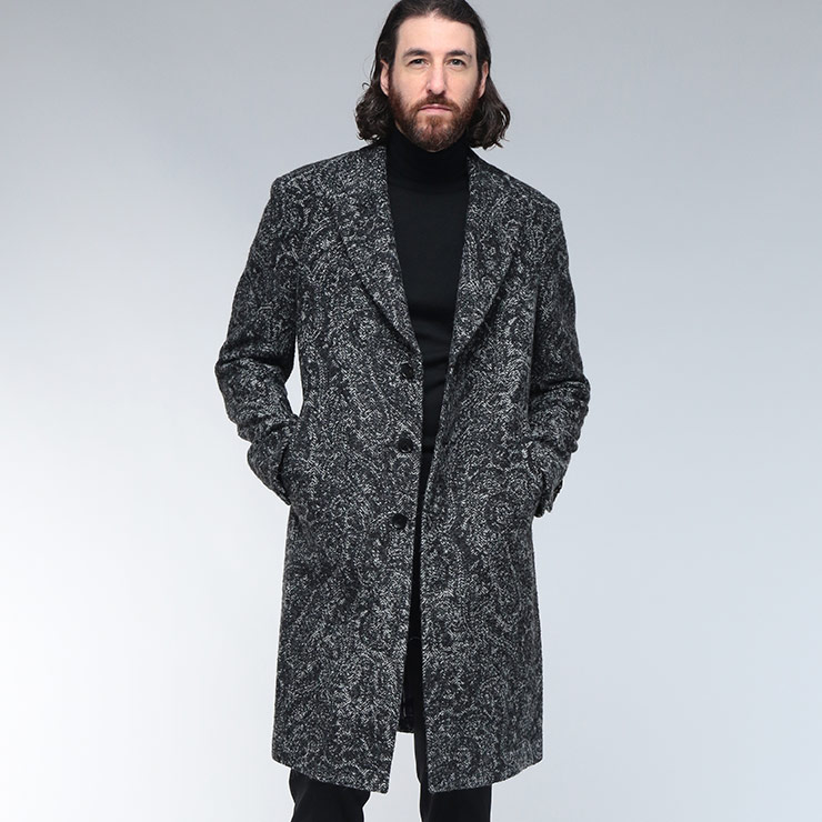 ETRO（エトロ） ペイズリージャガード シングル コート