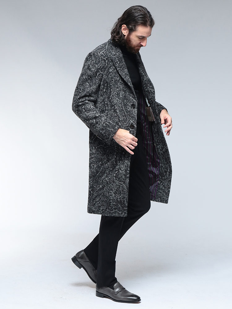 ETRO（エトロ） ペイズリージャガード シングル コート