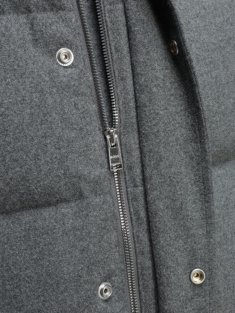 HUGO BOSS（ヒューゴ・ボス） ダウン アウター フランネル フルジップ