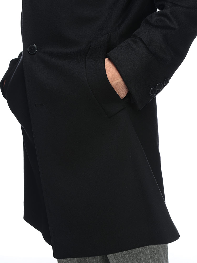 HUGO BOSS（ヒューゴ・ボス） コート メンズ カシミヤ混 段返り 3つ