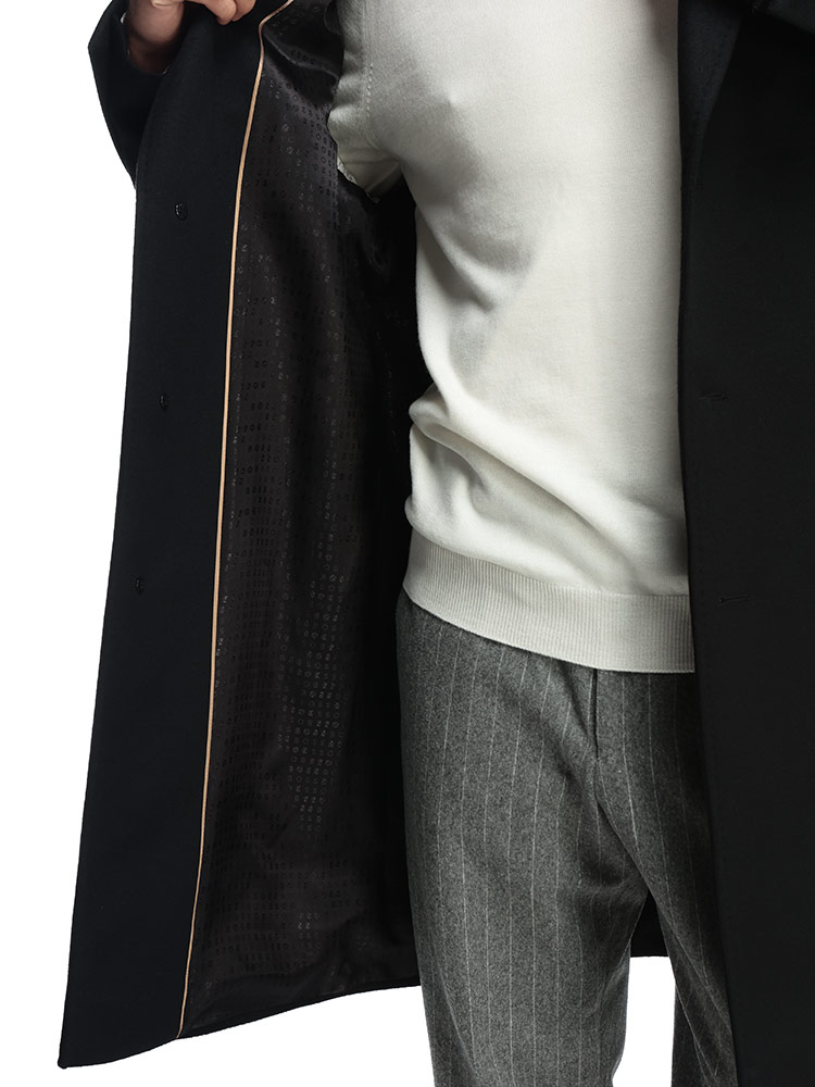 HUGO BOSSコート HUGO BOSS（ヒューゴ・ボス） コート メンズ カシミヤ混 段返り 3つ